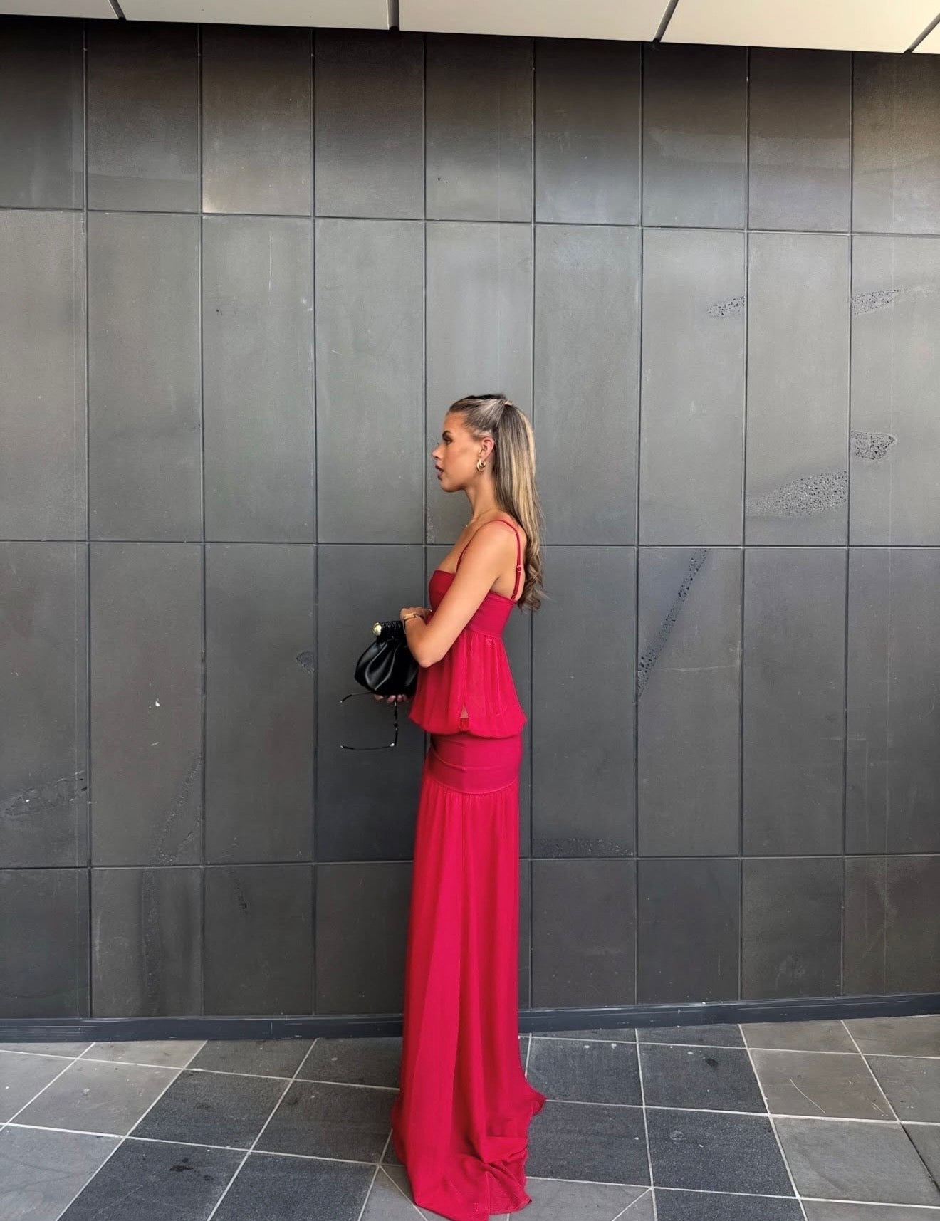 Ance Gria Romeo Gown Cherry Red