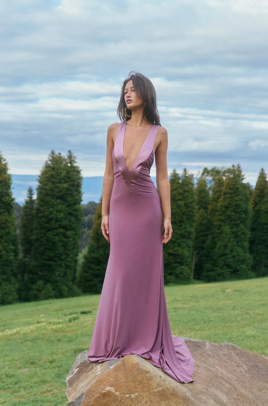 Ance Gria Rosa Gown Mauve