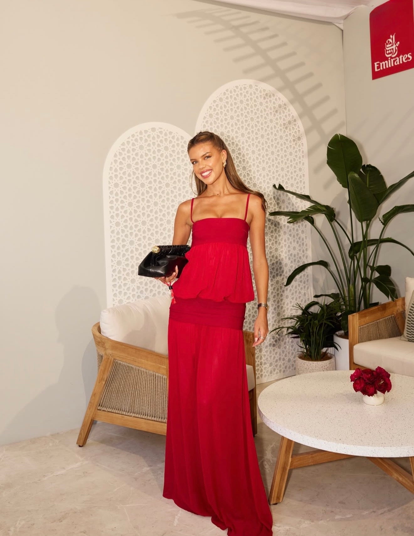 Ance Gria Romeo Gown Cherry Red