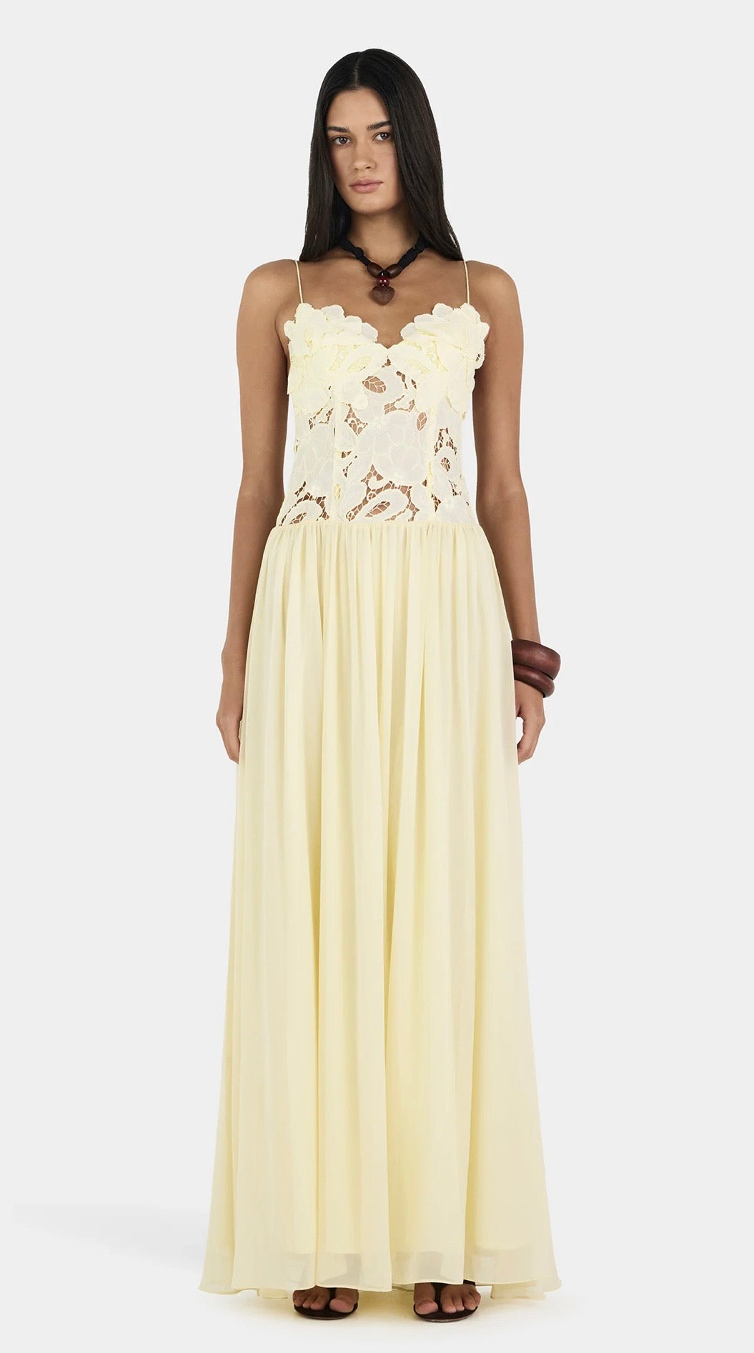 Hansen & Gretel Stephanie Maxi Dress Butter