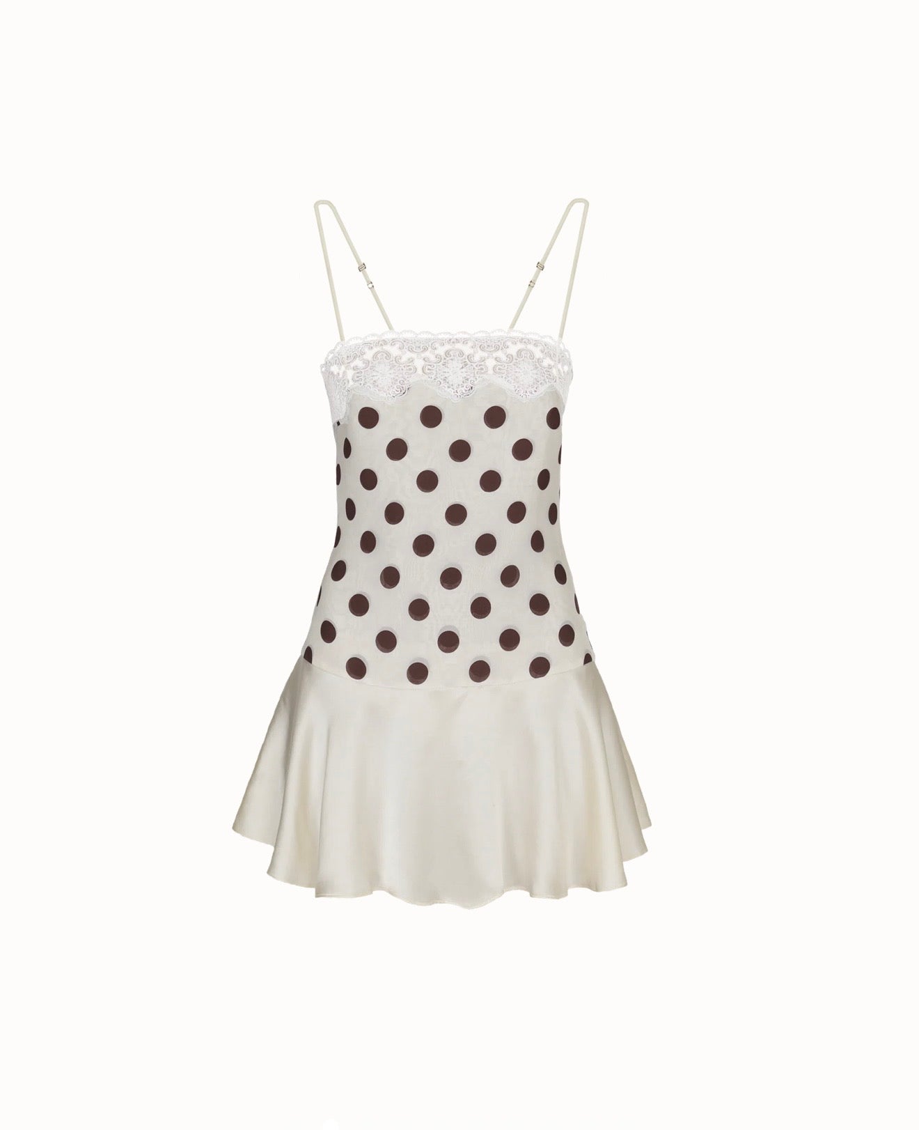 Belski Margaux Mini Dress Chocolate