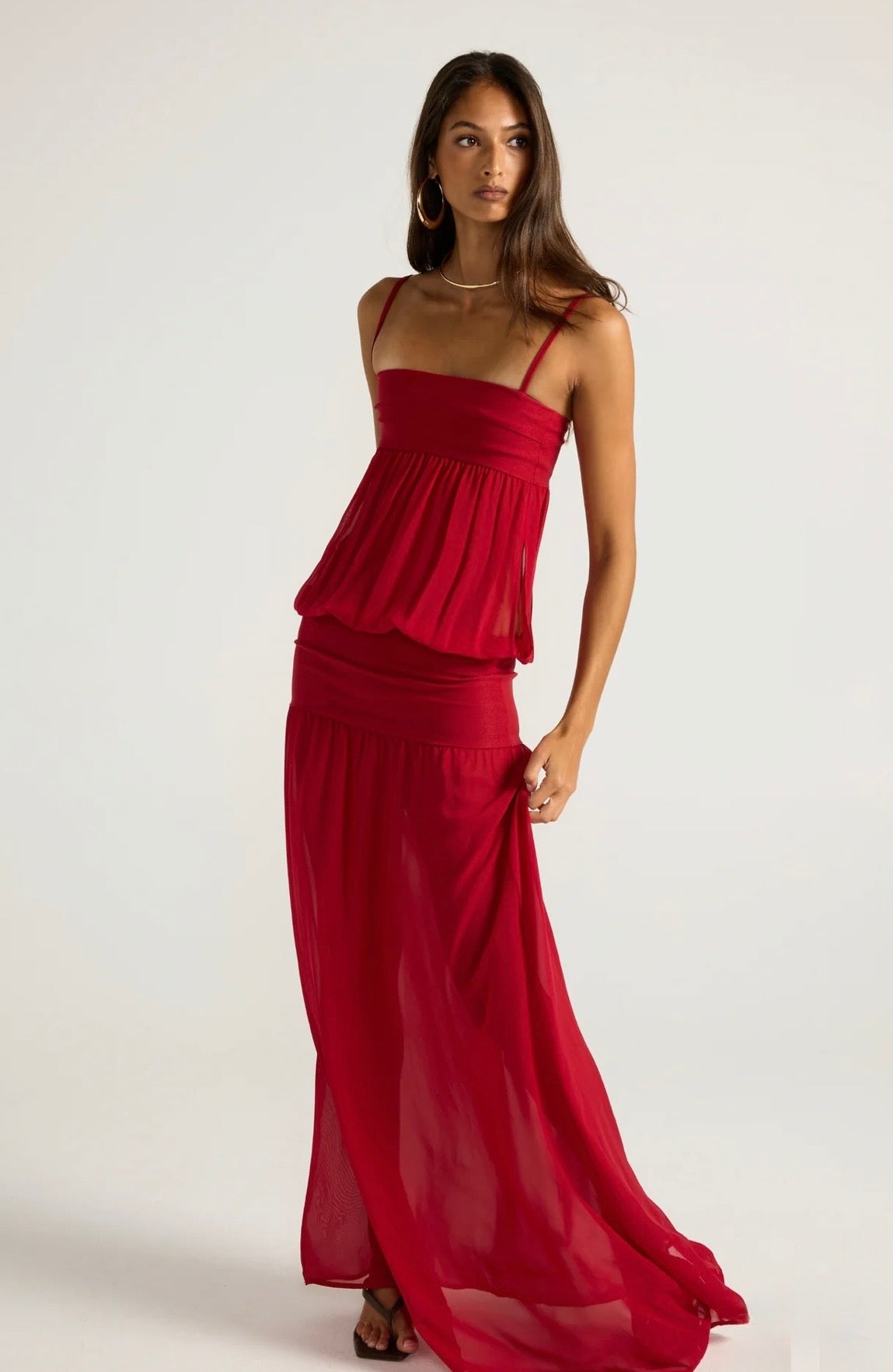 Ance Gria Romeo Gown Cherry Red