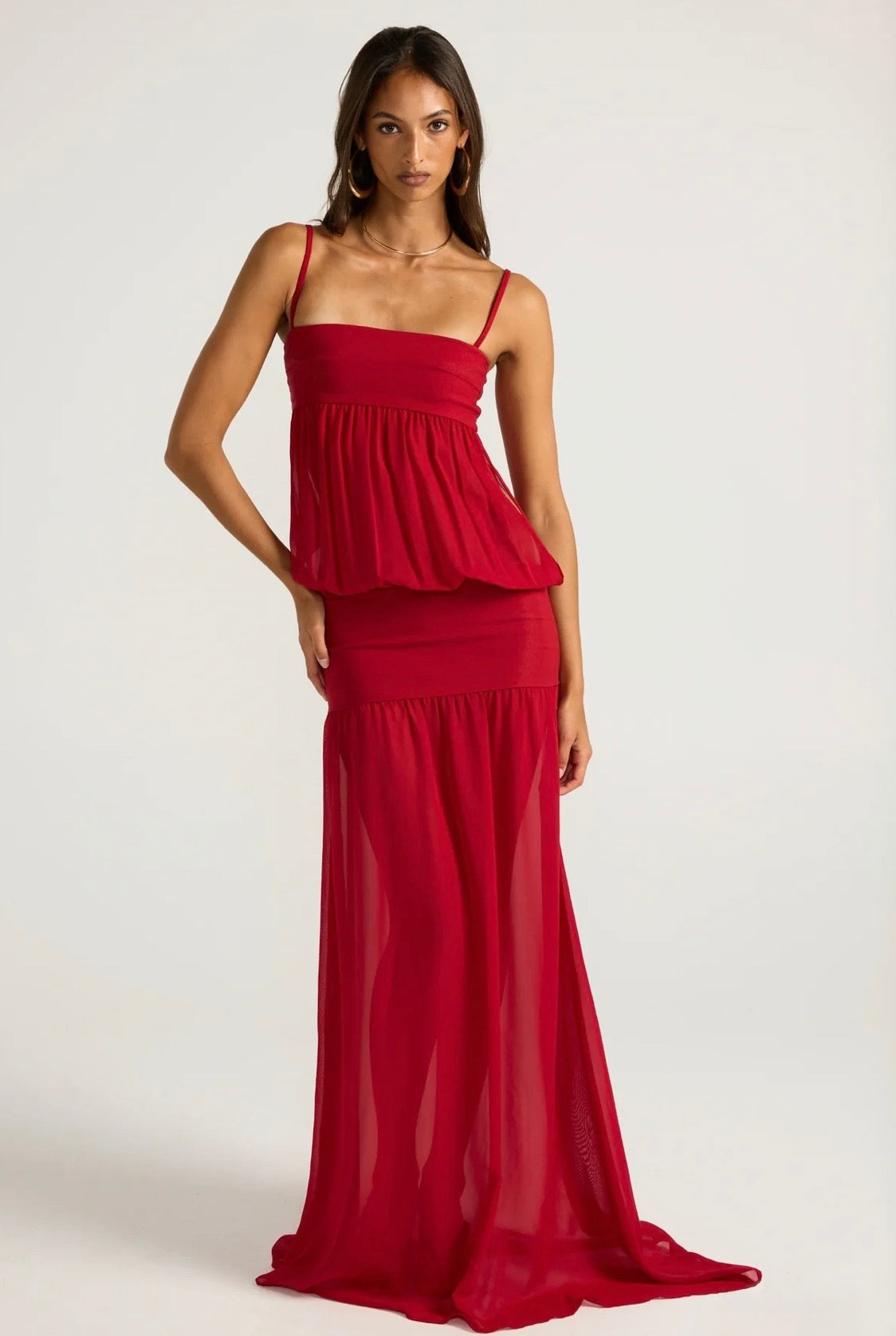 Ance Gria Romeo Gown Cherry Red