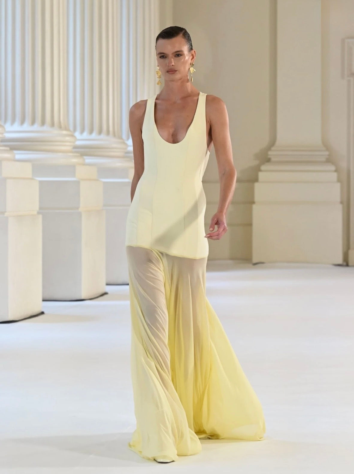 Effie Kats Odessa Gown Lemon