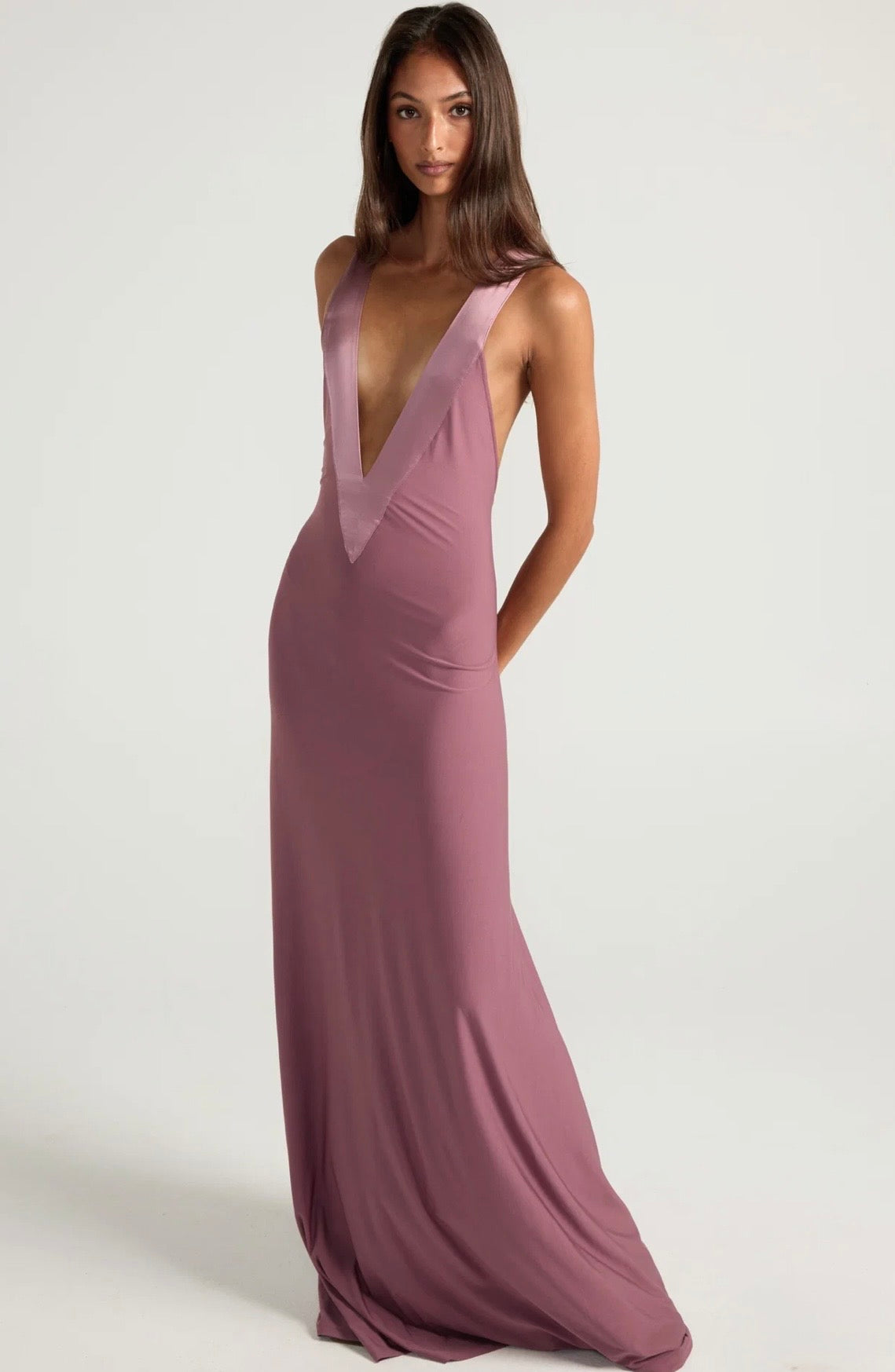 Ance Gria Rosa Gown Mauve