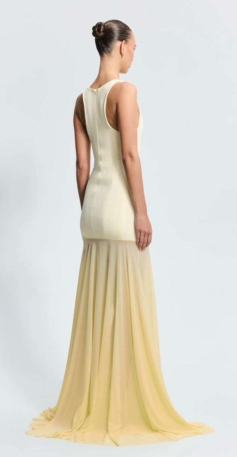 Effie Kats Odessa Gown Lemon