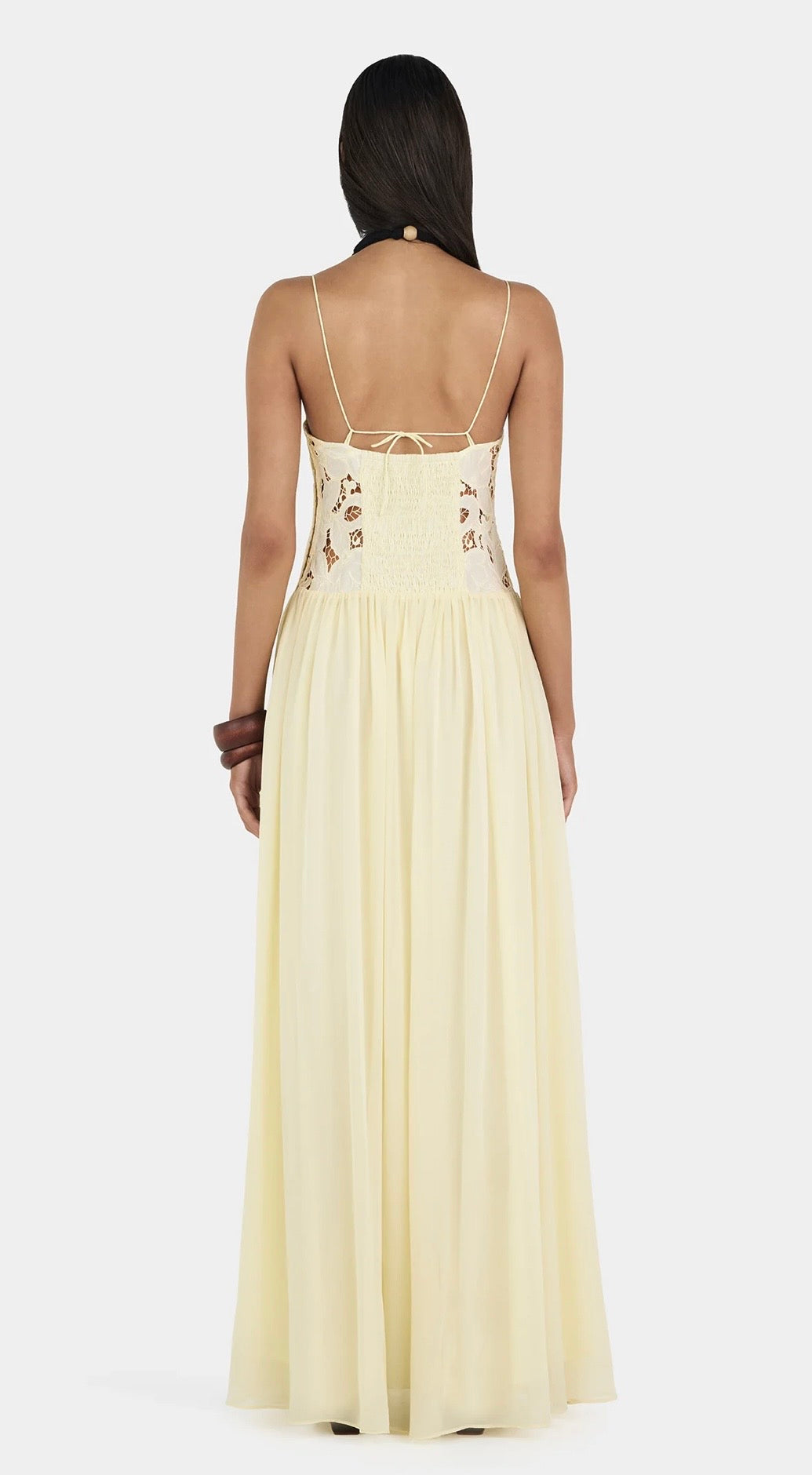 Hansen & Gretel Stephanie Maxi Dress Butter – hireempireaustralia.com