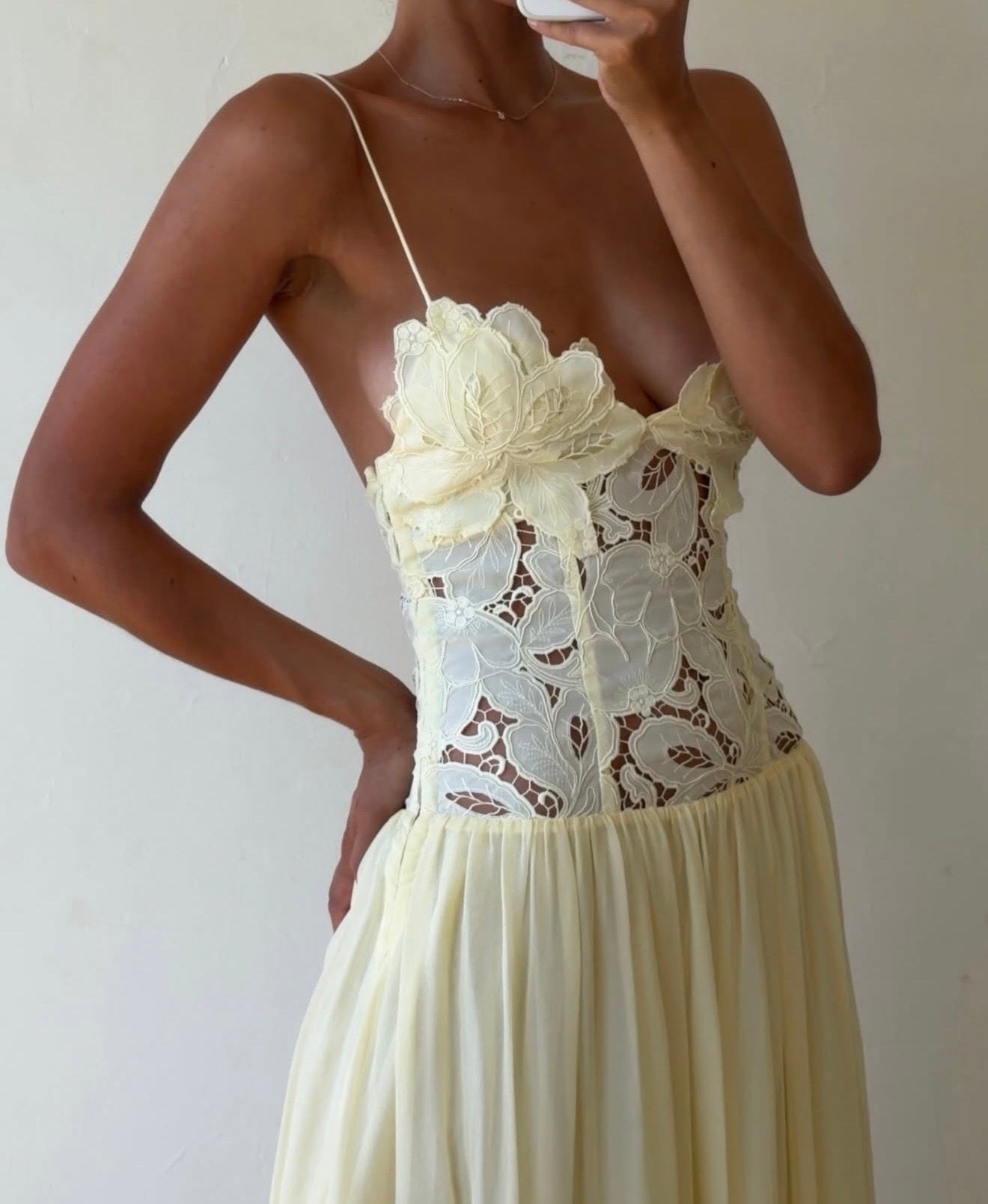 Hansen & Gretel Stephanie Maxi Dress Butter