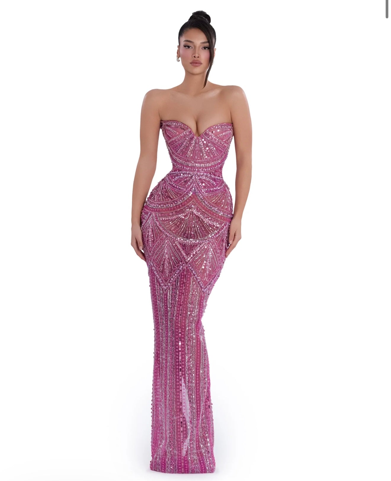 Albina Dyla Blush Majesty Gown